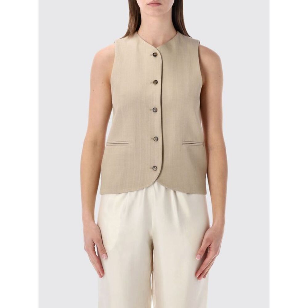 Lou Lou Studio Waistcoat Woman Beige